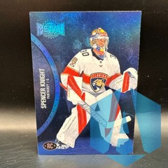 2021-22 Skybox Metal Universe Rookies Blue Spectrum Spencer Knight #160